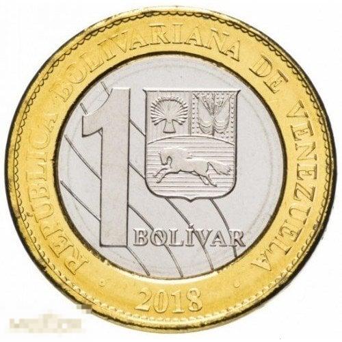 Венесуэла 1 Боливар 2018 UNC