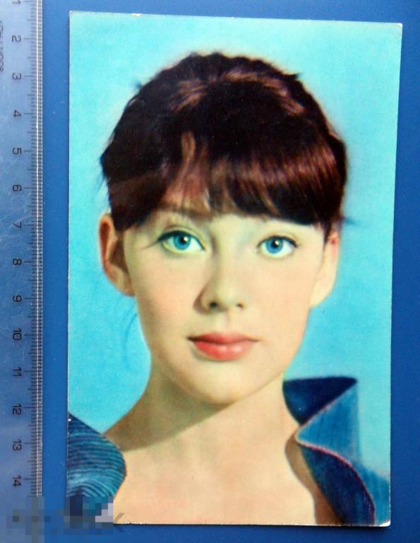 артисты кино актеры ЛЮДМИЛА САВЕЛЬЕВА 1967 ЛО БПСК - Q9 (2.0..4) --- глянцевая