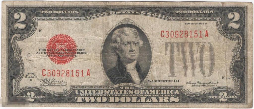 США - 2 Доллара 1928 (D)