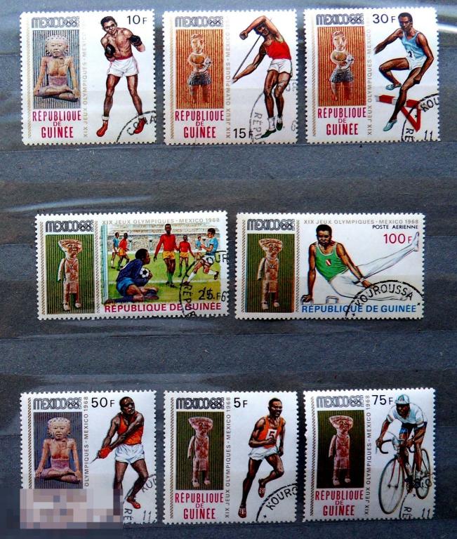 Гвинея 1968 МЕХИКО Летние Олимпийские игры  -- А7 стр12