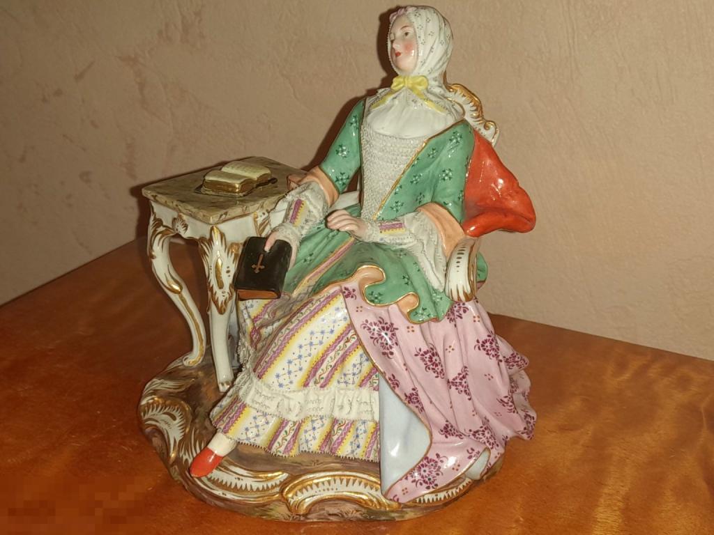 Мейсен  Meissen антиквариат  фарфоровая скульптура