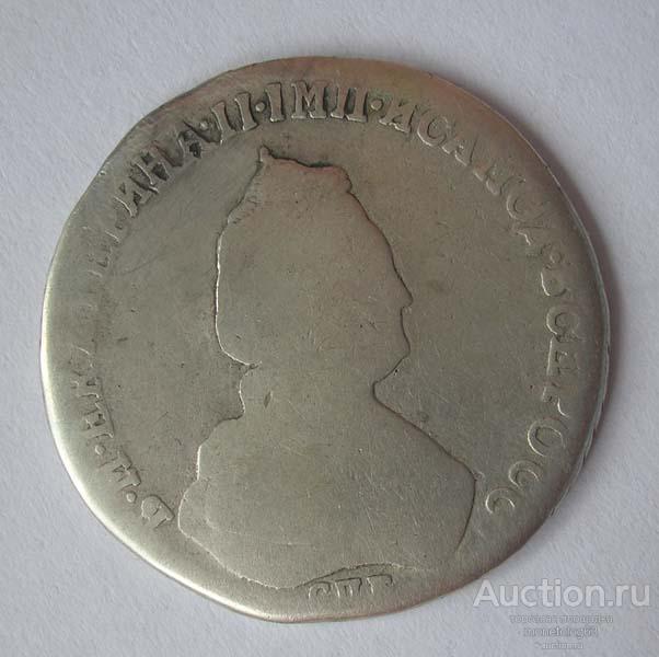 ПОЛУПОЛТИННИК 1789 СПБ ЯА - ОРИГИНАЛ
