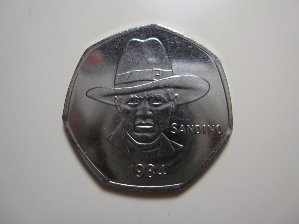 НИКАРАГУА 5 кордоба 1984 UNC!