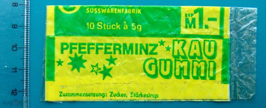 вкладыши обертка от жвачки * KAU GUMMI *--- cS (106а)  --  РЕДКИЙ!!