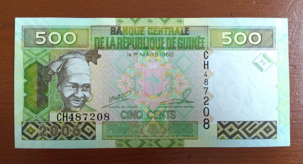 Гвинея 500 франков 1960г.