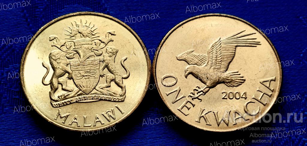Малави 1 квача 2004г Орлан-крикун UNC Орел Птица Фауна