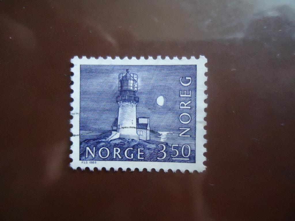 1983 г.  Норвегия   гаш. без клея.