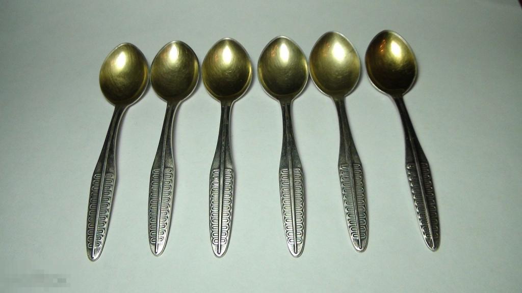 Кофейные ложки 875 проба 71,8гр   №2