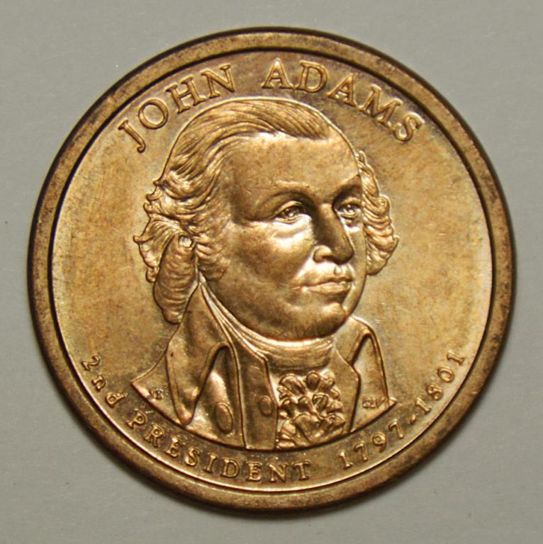 США 1 доллар 2007 Джон Адамс D Денвер (С6)