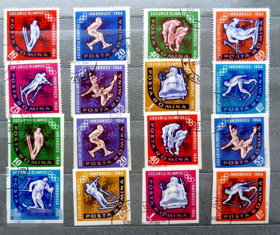 Румыния 1964 Зимняя олимпиада Инсбрук марки --- 19Мкр стр20 - марки