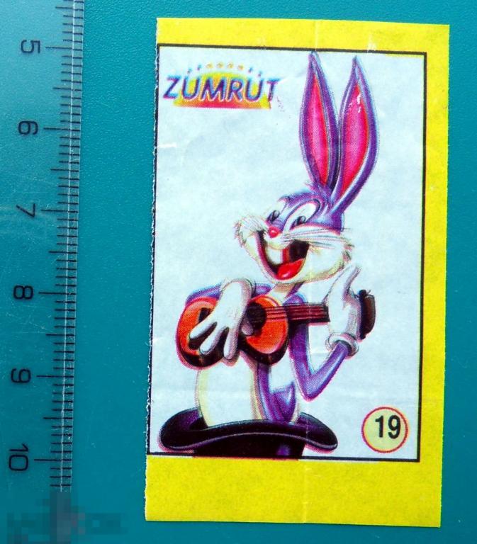 вкладыши обертка от жвачки ZUMRUT №19 --- cS (116) -- //2// --- комиксы