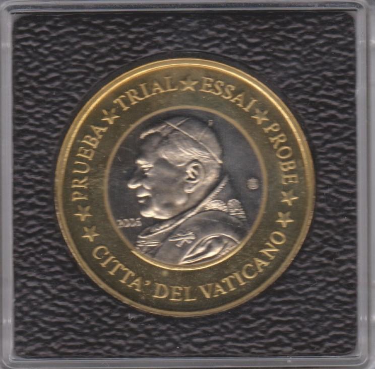 Ватикан 1 Евро 2006 (проба) в капсуле