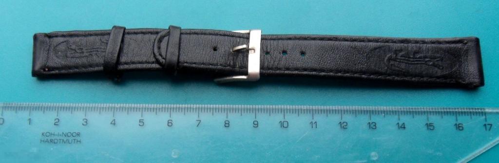 Кожаный ремешок к мужским часам GENUIENE LEATHER --- ... С-шК .... отличный!!!