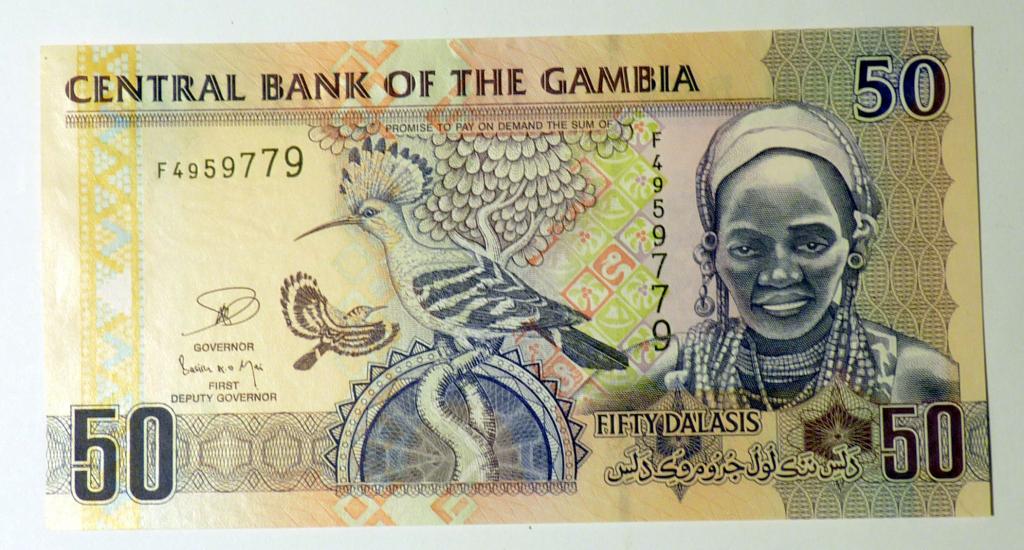Гамбия 50 даласи 2006 (2013) UNC F4959779 банкнота