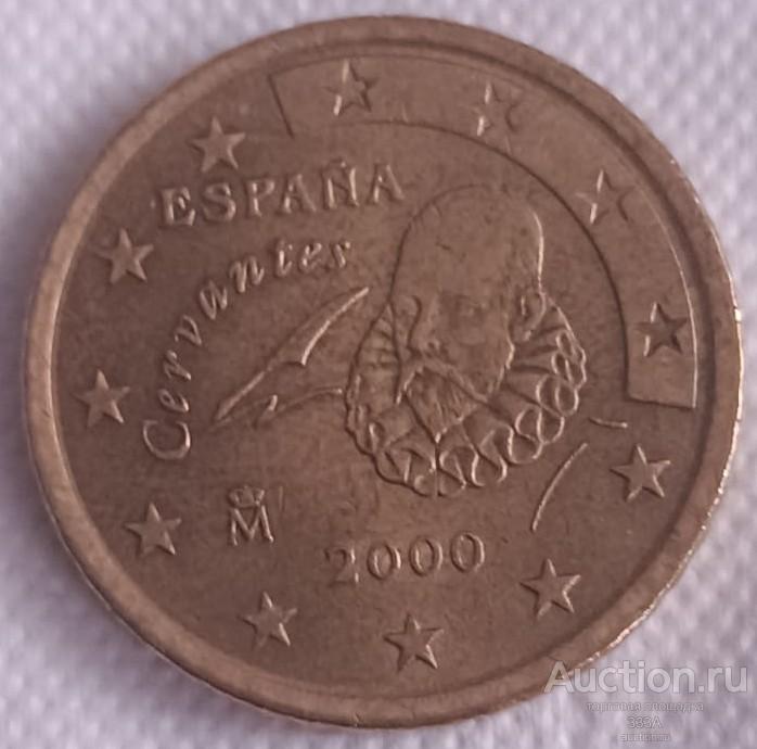Испания 50 евро центов 2000 г.