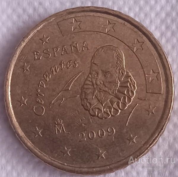 Испания 10 евро центов 2009 г.