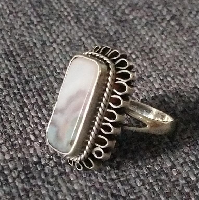 Серебряное кольцо агат серебро винтаж