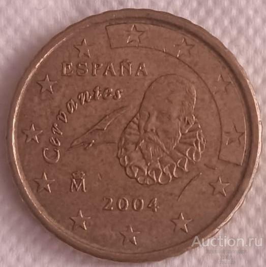 Испания 10 евро центов 2004 г.