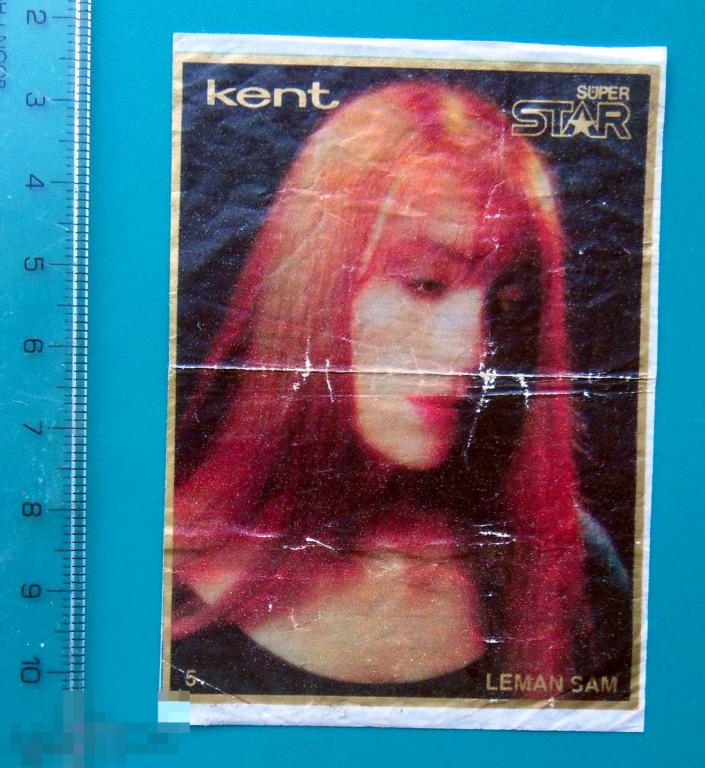 ВКЛАДЫШ актер кино фильм артисты KENT ( только 1 штука ) //3// --- cS (118а) -- редкий!!!