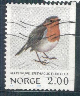Норвегия 1982  Mi# 861Птица  a2