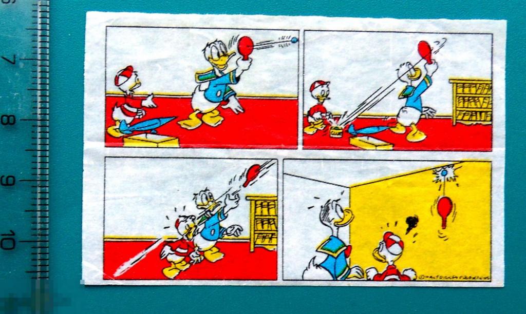 вкладыш упакрвка обертка DONALD Дональд (Donald) комиксы 1 штука cS (116а) .1.