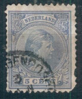 Нидерланды 1894 Mi# 35  стандарт королева Вильгельмина dc