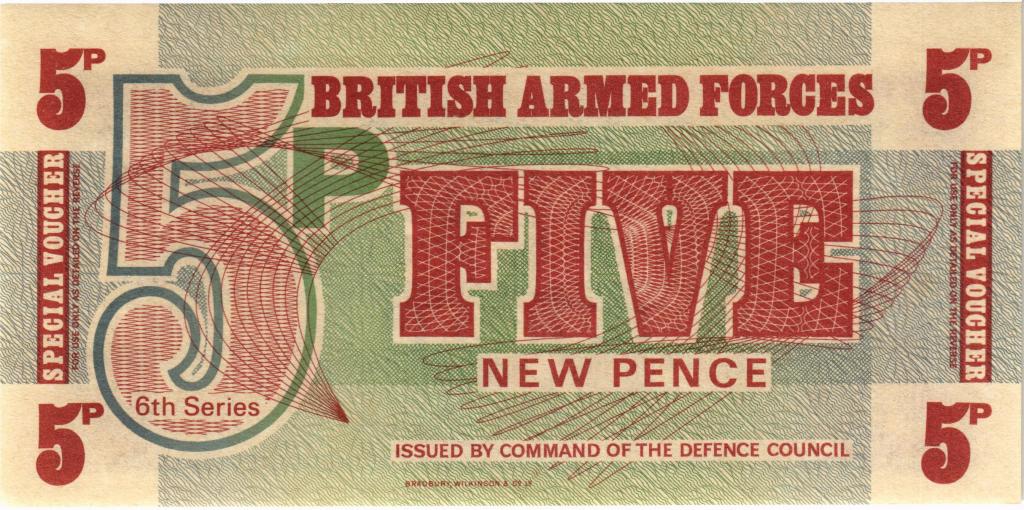5 пенсов 6 серия 1972 год, Великобритания, UNC