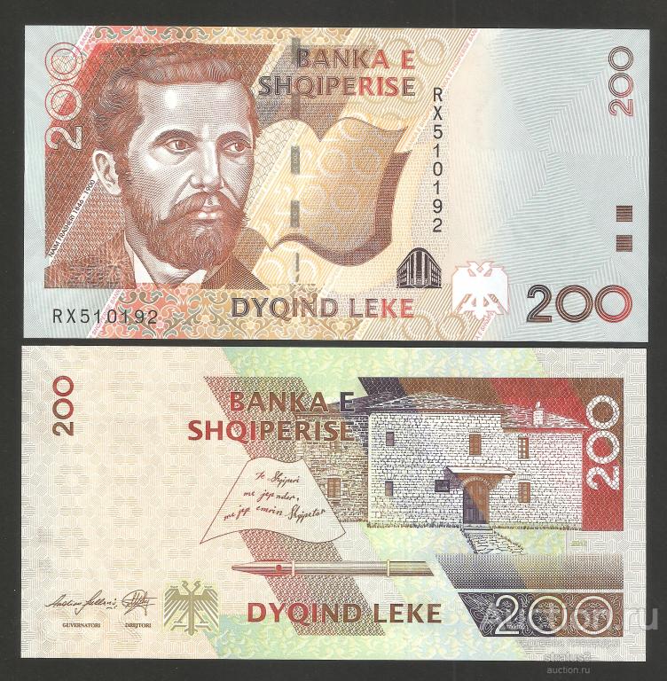 200 лек Албания 2012  P71b  UNC пресс