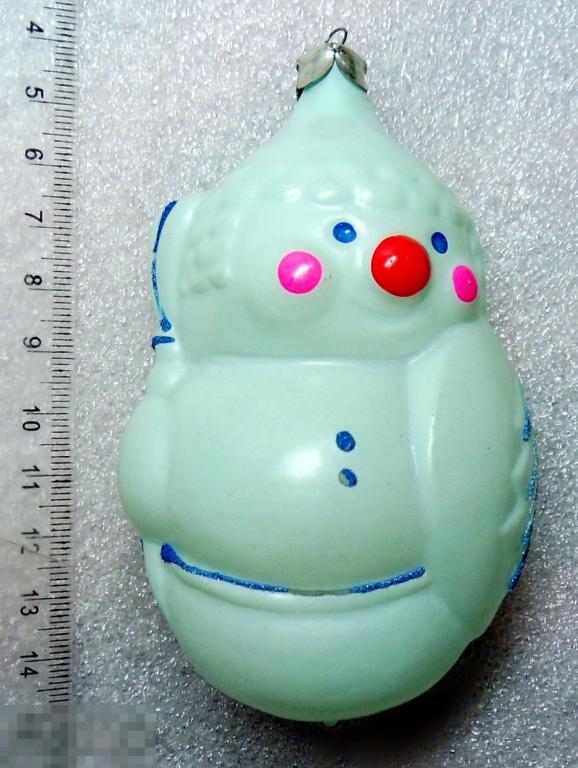 СНЕГОВИК ПлД елочная игрушка редкий ЛЮКС!!!