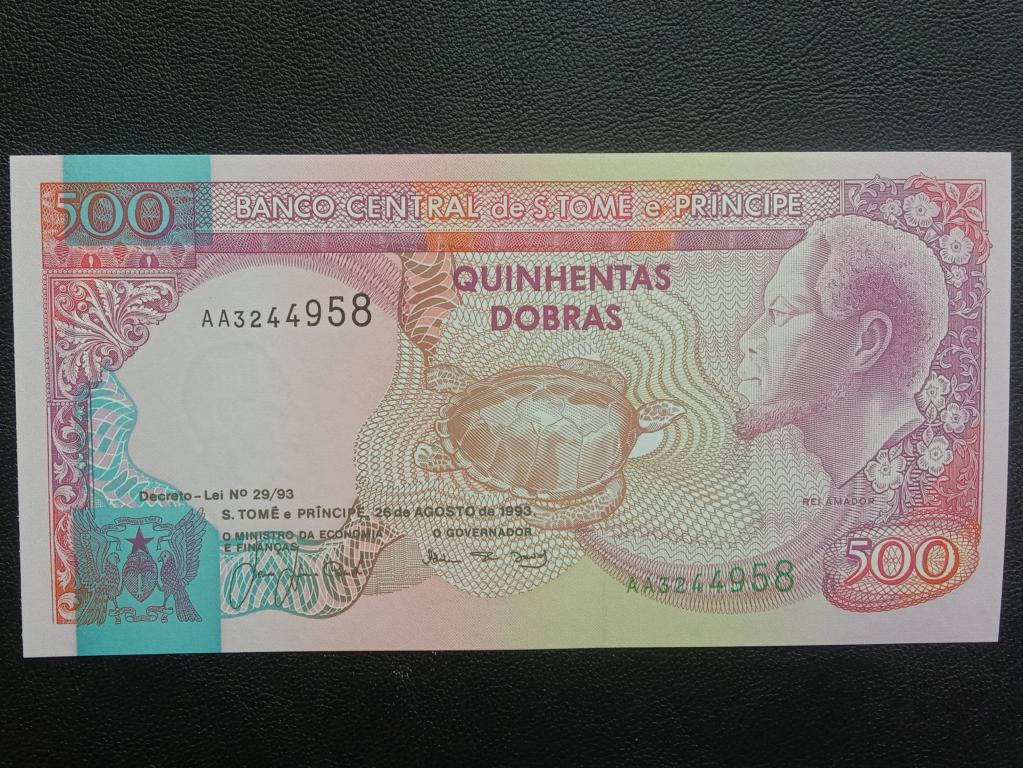 Сан-Томе и Принсипи 500 добр 1993г.    UNC     Р.63