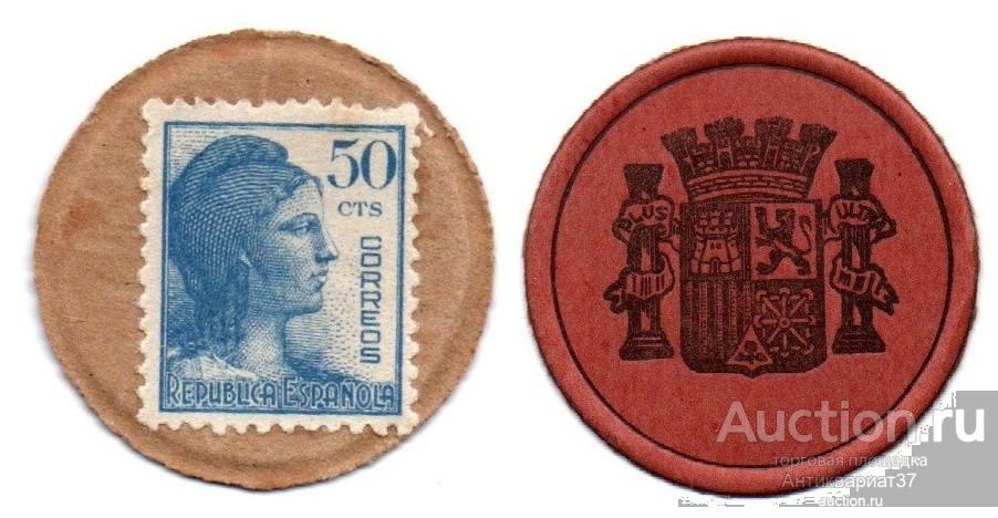Банкнота 50 сантимов 1938 года, Испания
