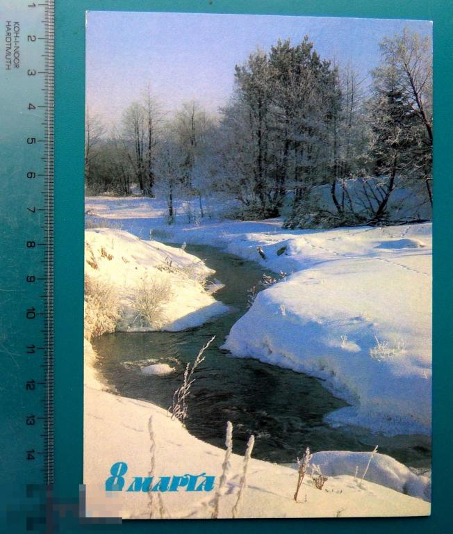 Панова 8 МАРТА! 1986 ДМПК - Ф3  -- чистая  РЕКА елка лес