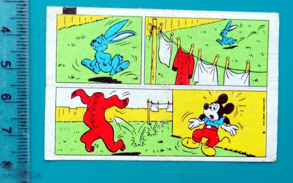 ВКЛАДЫШИ Дональд Donald Mickey Mouse Микки Маус комиксы 1 шт cS (146) 3