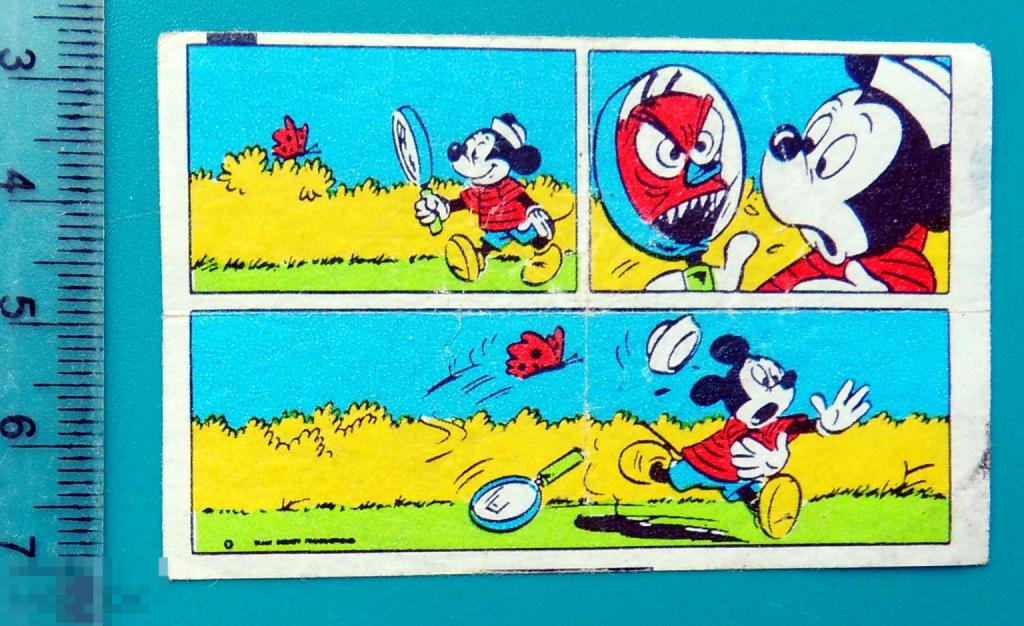 ВКЛАДЫШИ Дональд Donald Mickey Mouse Микки Маус комиксы 1 шт cS (145) 3