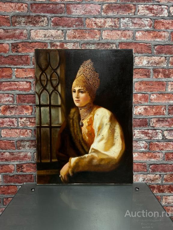 Картина "Боярыня". Холст, масло, лак. Цветкова С. 2025 год