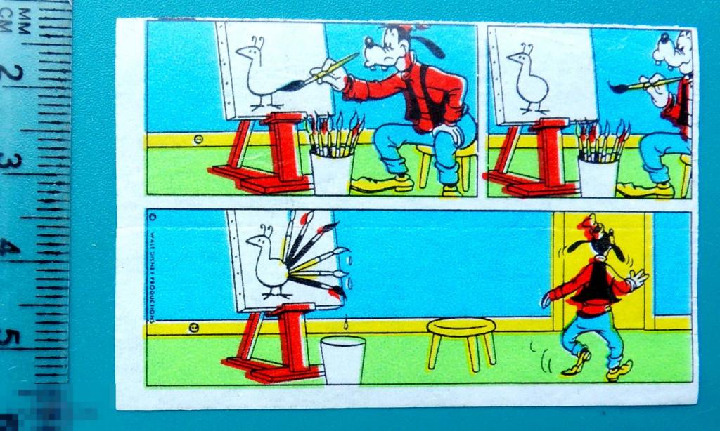 ВКЛАДЫШИ Дональд Donald Mickey Mouse Микки Маус комиксы 1 шт cS (138а) 4