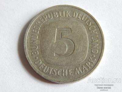 5 марок ФРГ. 1990 г. G