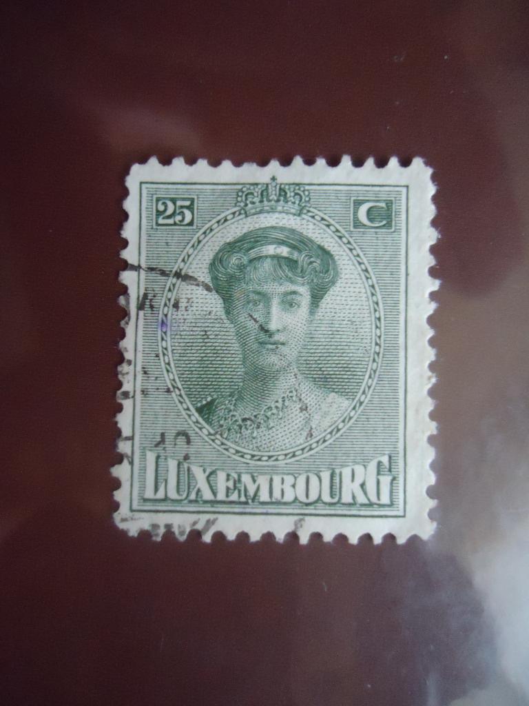 1921 г. Люксембург   гаш. без клея.