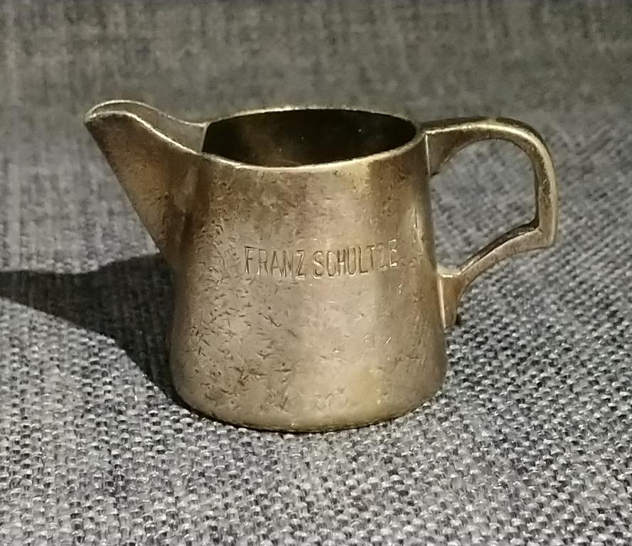 Старинный мини молочник Franz Schultze Германия 1920