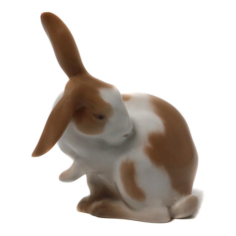 Фарфоровая фигура "Кролик". Bing & Grondahl.