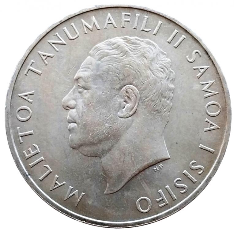 Западное Самое КМ7 1 тала 1967 UNC  Cu-Ni