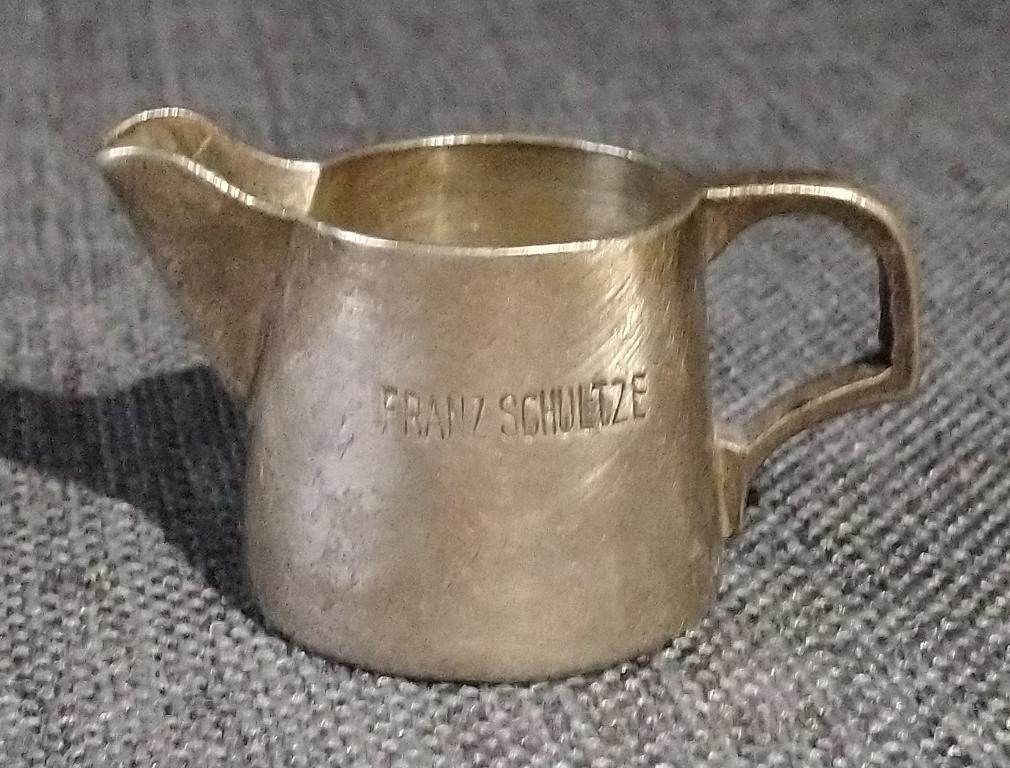 Старинный мини молочник Franz Schultze Германия 1920