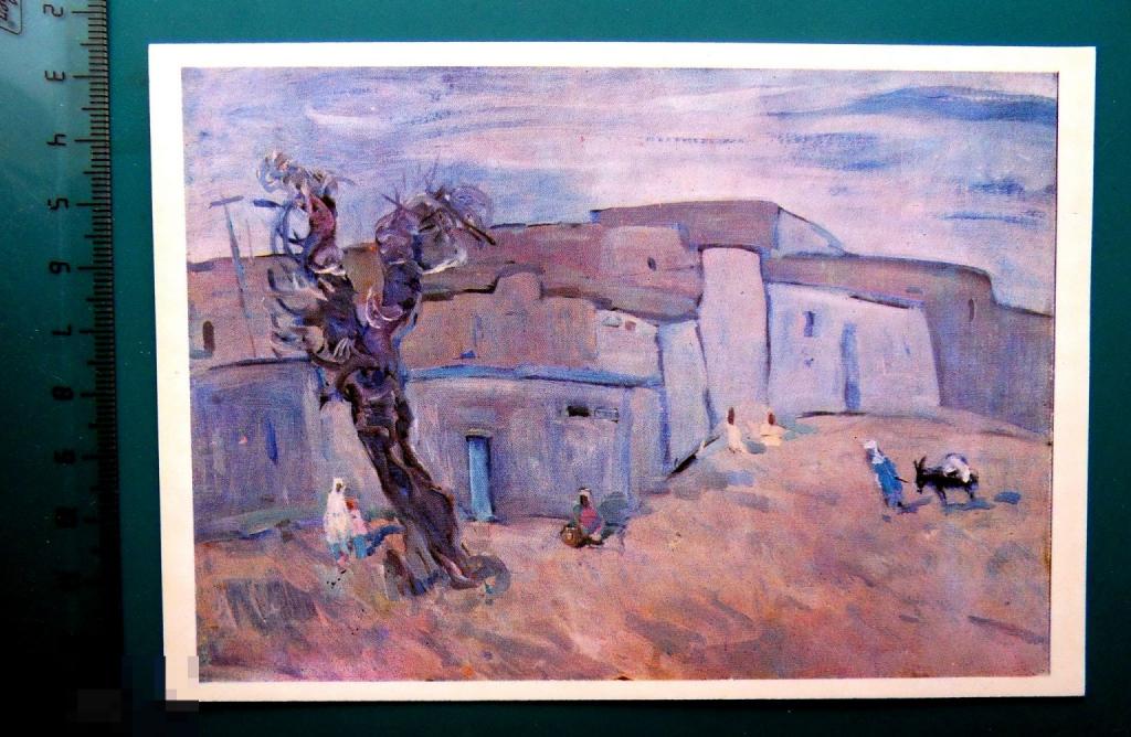 Дубинчик ГОЛУБАЯ БУХАРА 1977 - Е14(О.Й.Ф.) - ПЕЙЗАЖ живопись чистая ЛЮКС!!!