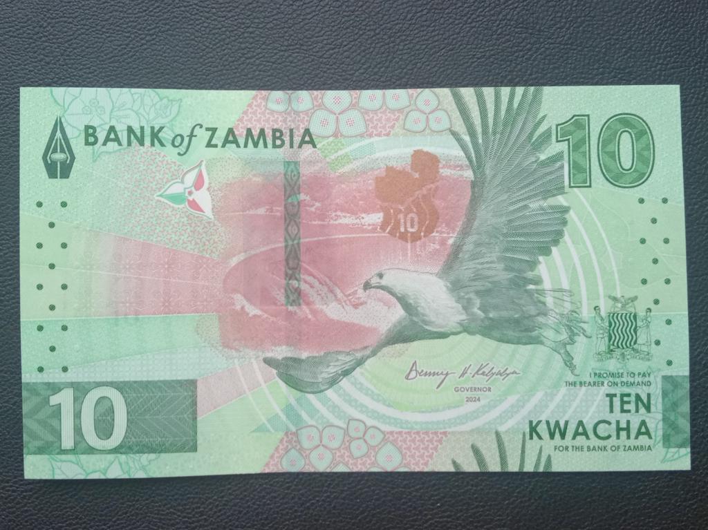 Замбия 10 квач 2024г.   UNC    Р.62