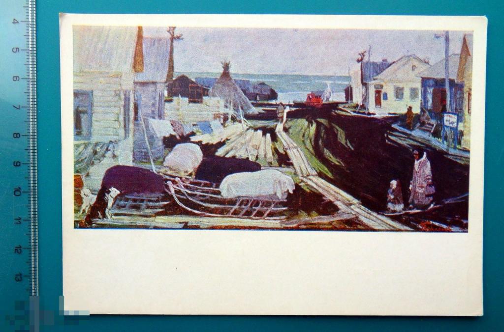 Торлопов НЕЛЬМИН НОС 1969 - Е18(Г.Ч.М.) - дети СОЦРЕАЛИЗМ живопись чистая