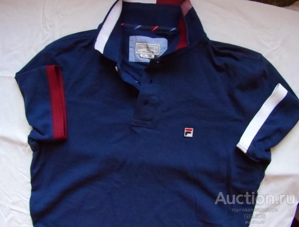 Fila Club Biella Оригинал Футболка Премиум серия Поло хлопок