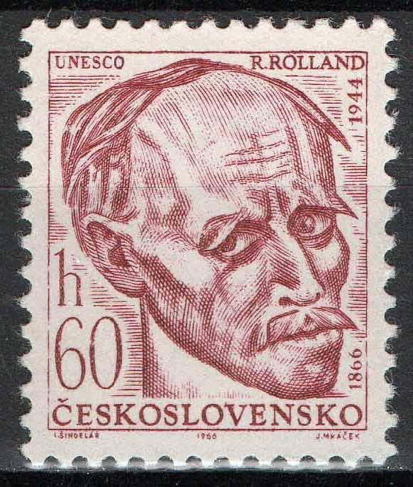 Чехословакия, 1966, Философы, Писатели, Музыка, Роллан