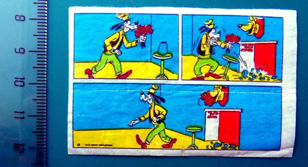 Вкладыш от жвачки DONALD Дональд  Mickey Mouse Микки Маус комикс  ---  cS(2а) ..5..