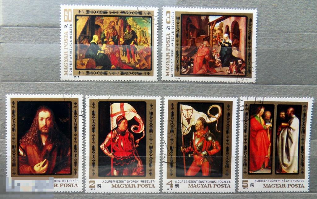 Венгрия 1978 гашен.  (А8 стр2) марки живопись