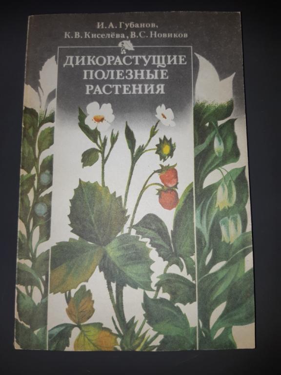 Книга Дикорастущие полезные растения. Издательство Москвского Университета. СССР. 1987 год. 20 век